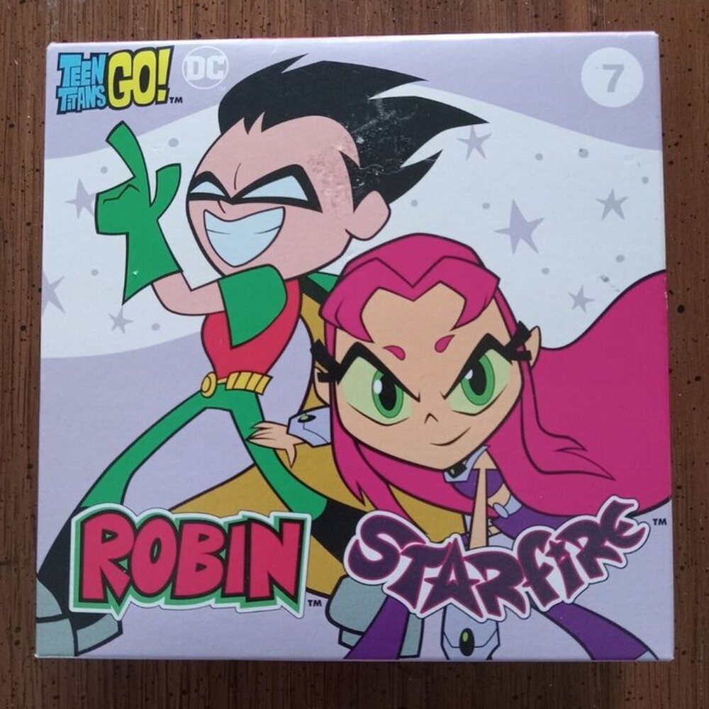 McDonald's Happy Meal 2022 Teen Titans Go Toy # 7 Robin And Starfire NIB